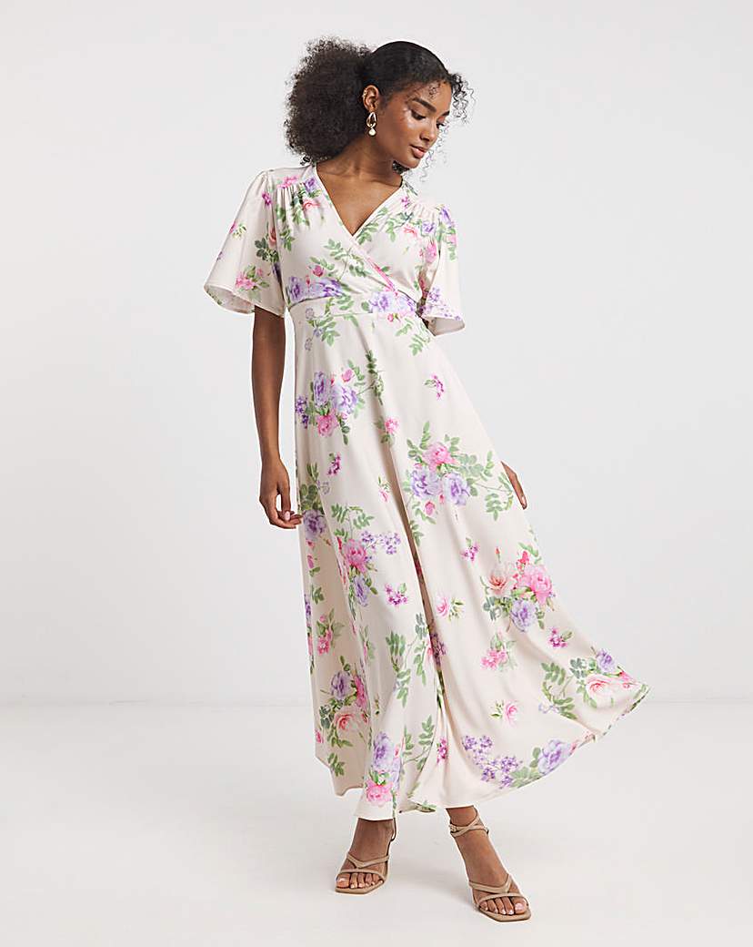 New In - Flounce London Floral Maxi Dress