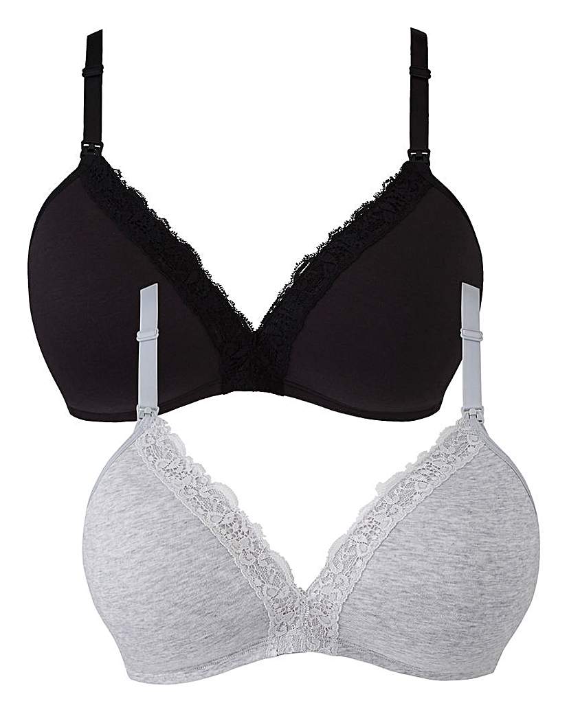 Image of 2 Pack Maternity Non Wired Bras