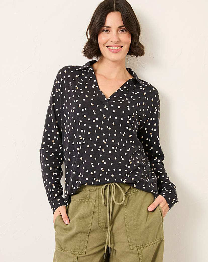 New In - Fatface Paige Spot Shirt