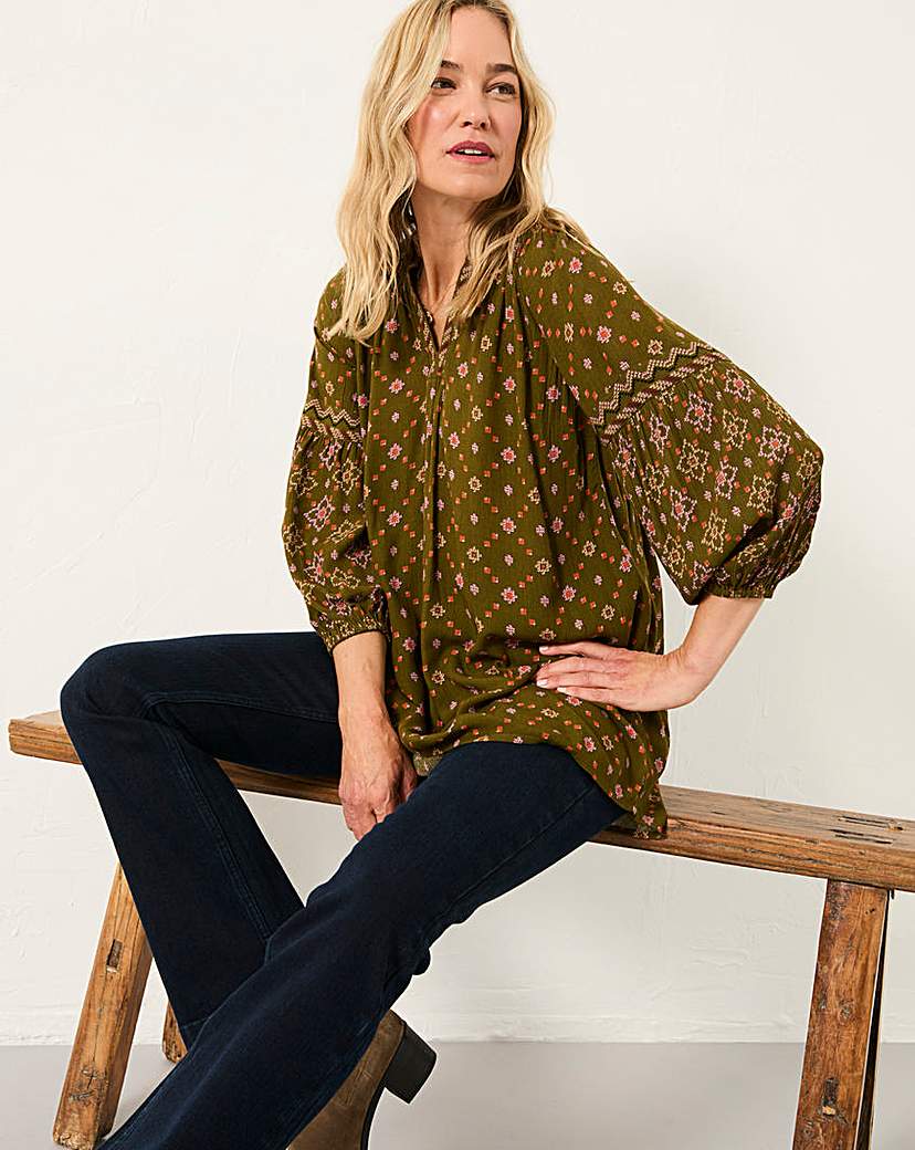 New In - FatFace Charlie Sticth Tunic