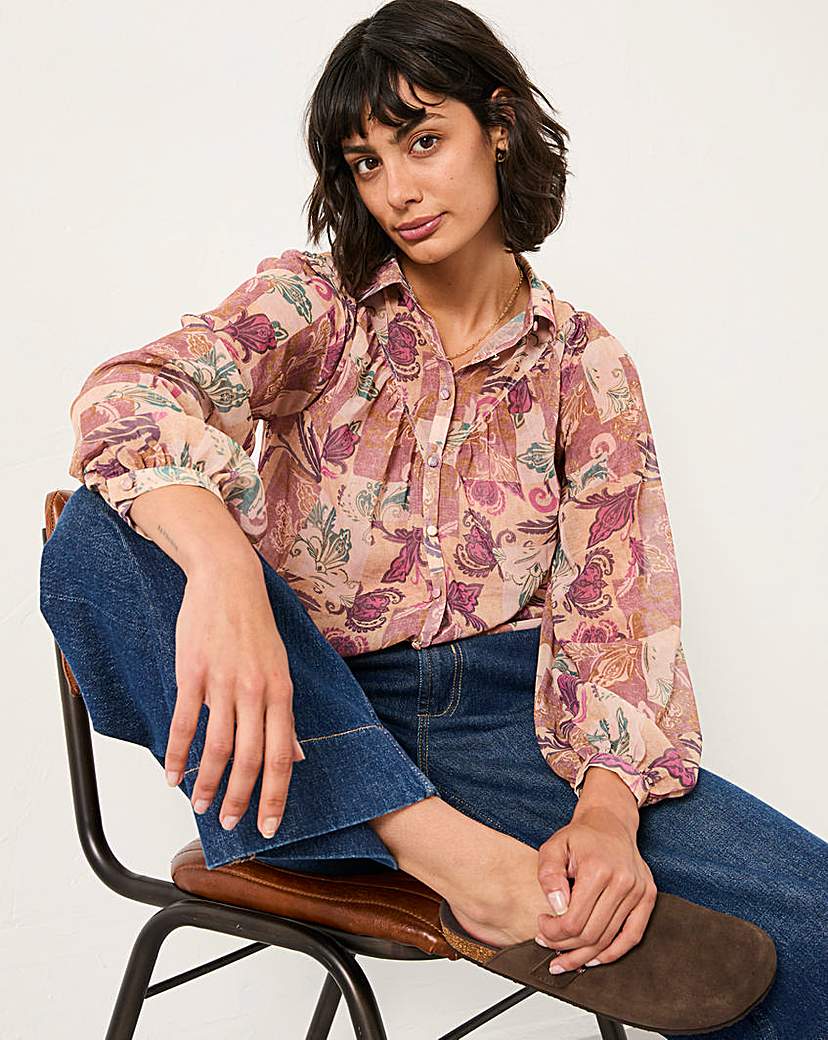 New In - FatFace Pamala Chintz Blouse