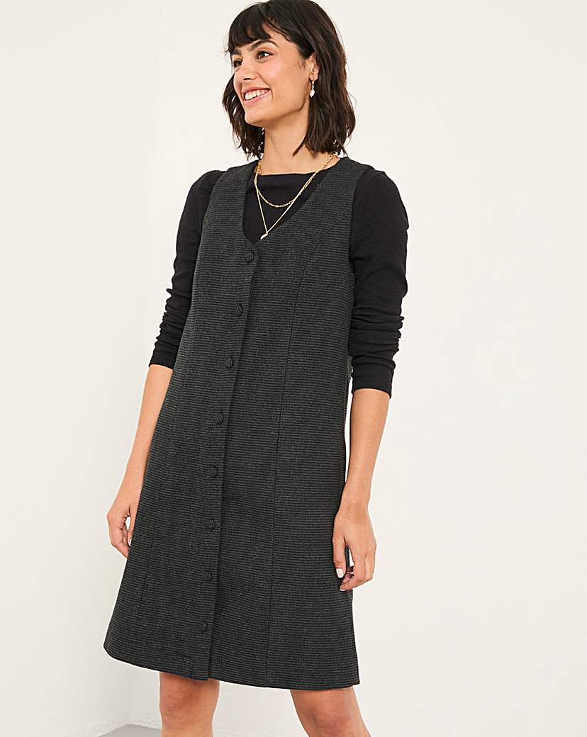 New In - FatFace Tweed Pinny