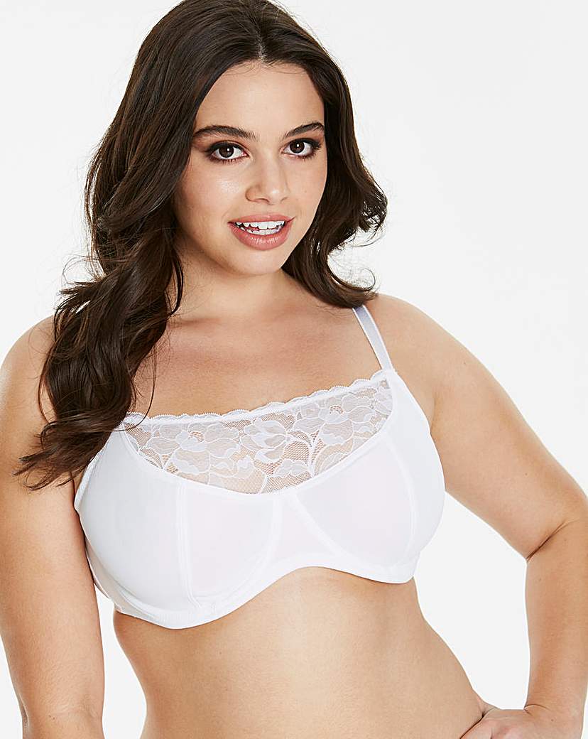 Image of Ivy Lace White Cami Bra