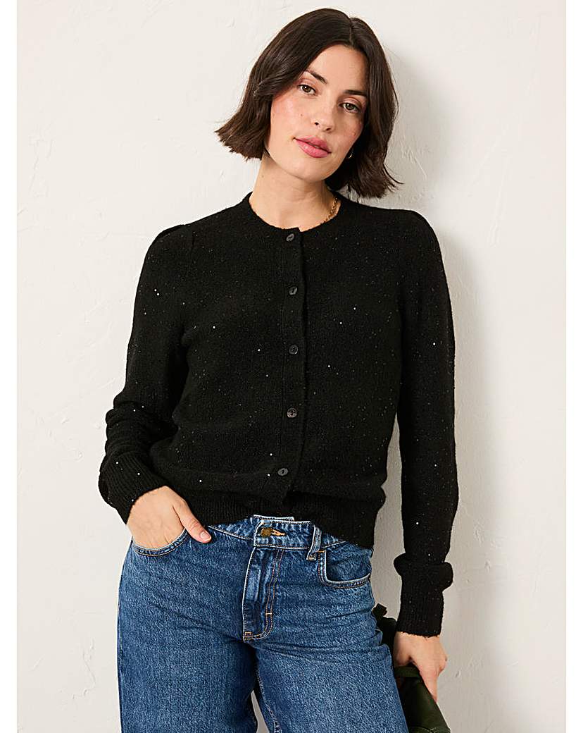 New In - Fatface Jasmine Sparkle Cardigan