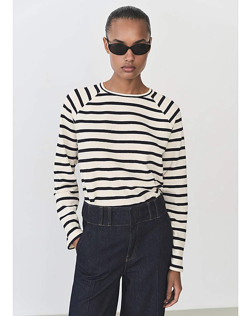 Mango Striped Timon Sweatshirt
