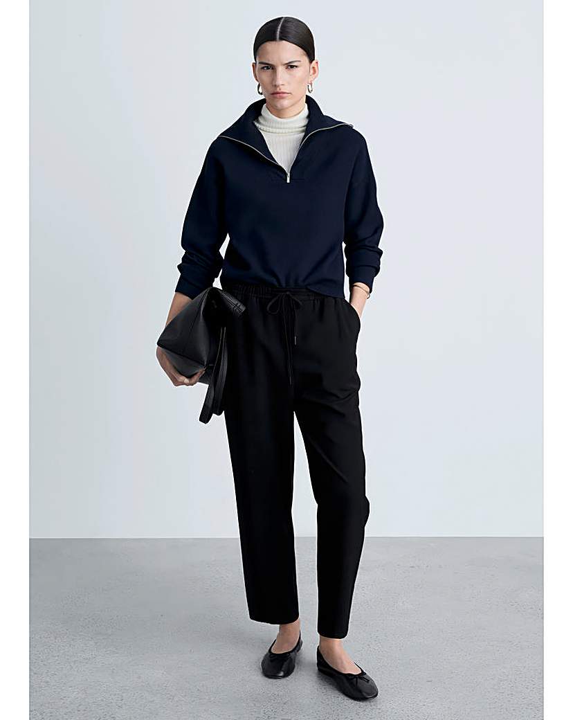 Mango Trousers Fluido