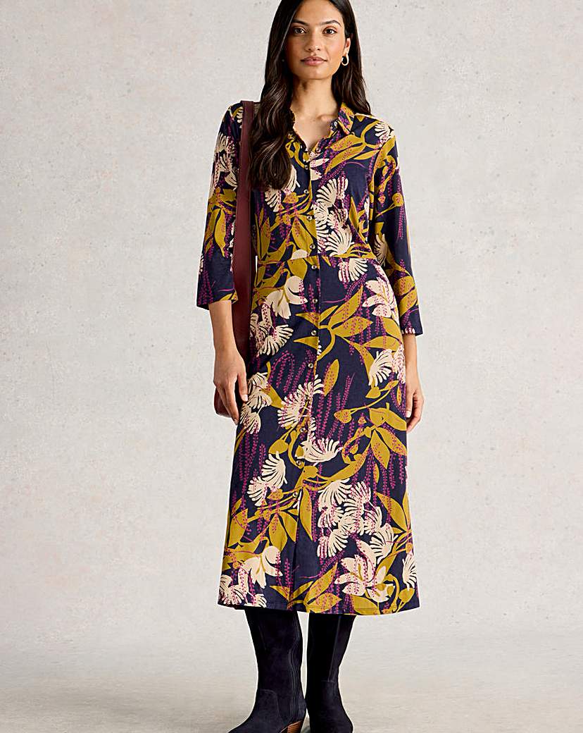 New In - White Stuff Rua Jersey Shirt Dress