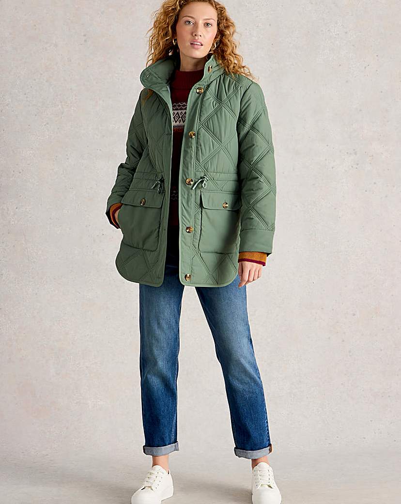 New In - White Stuff Edie Quilted Coat