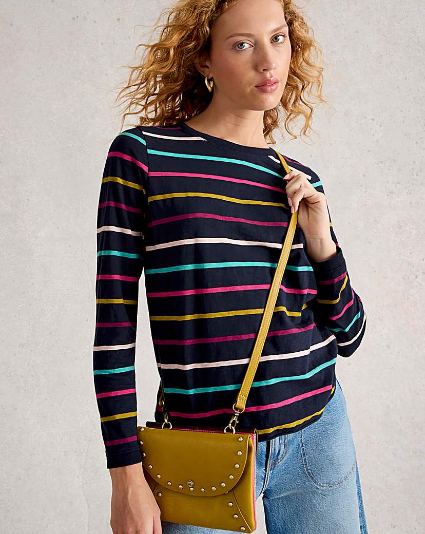 New In - White Stuff Clara Stripe Long Sleeve Tee