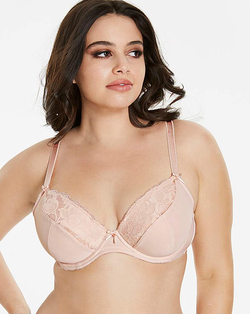 Image of Ivy Lace Plunge Blush Bra