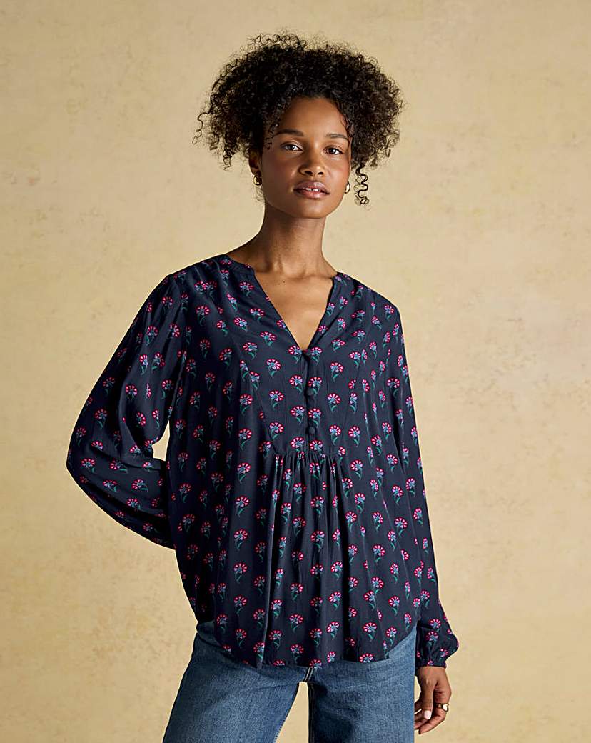 New In - Joules Ava Popover Blouse