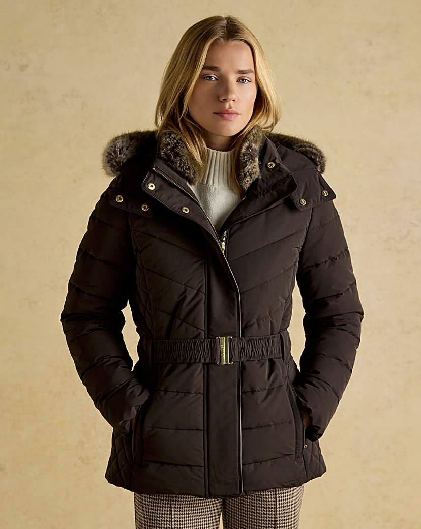New In - Joules Aspen Showerproof Padded Coat
