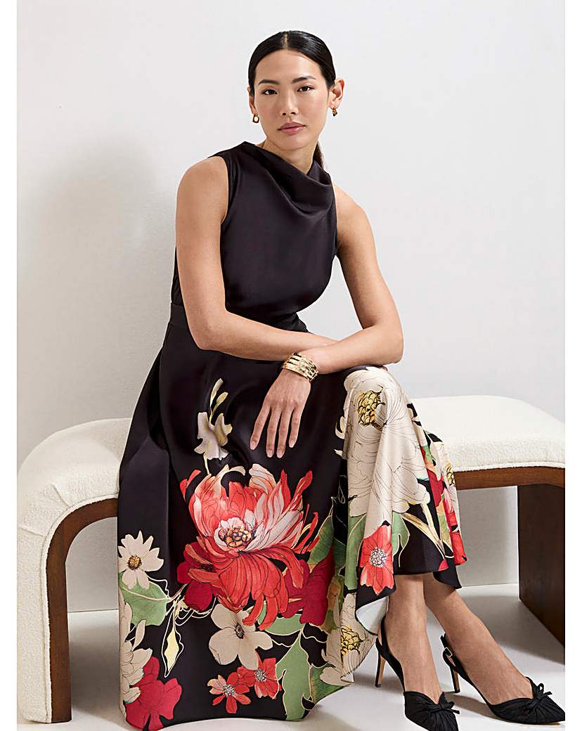 New In - Phase Eight Cheryl Satin Midi Dress