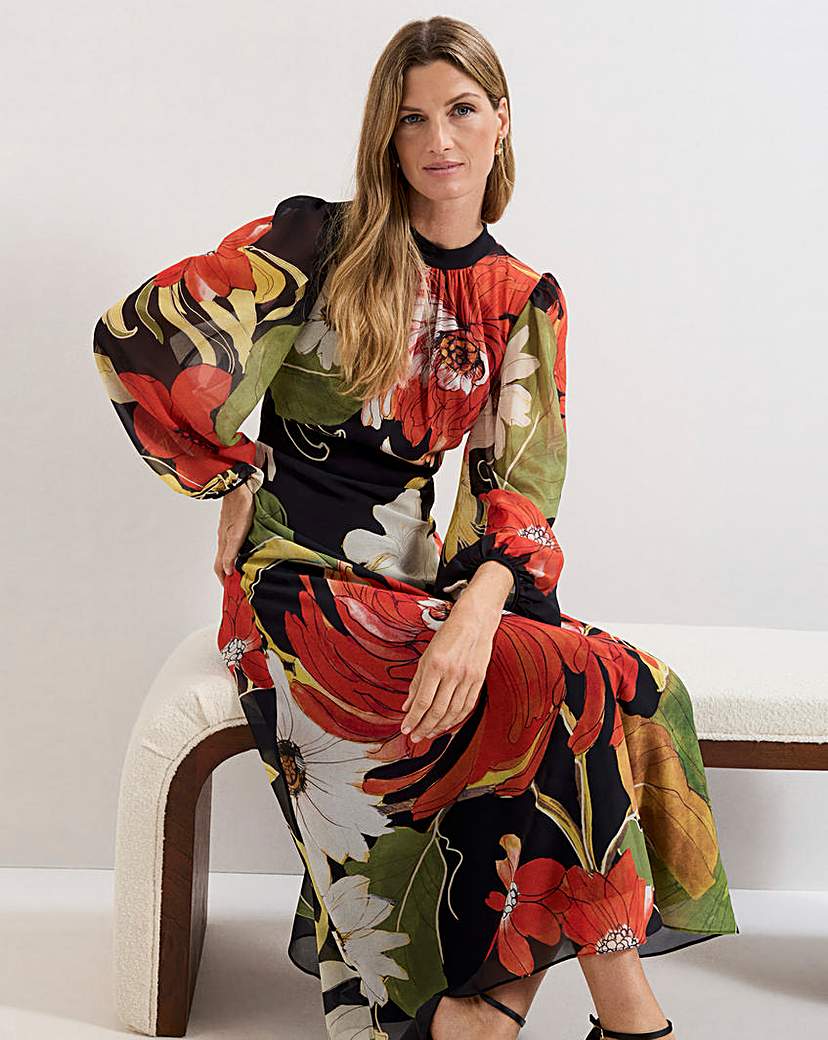 New In - Phase Eight Eve Floral Printed Dress