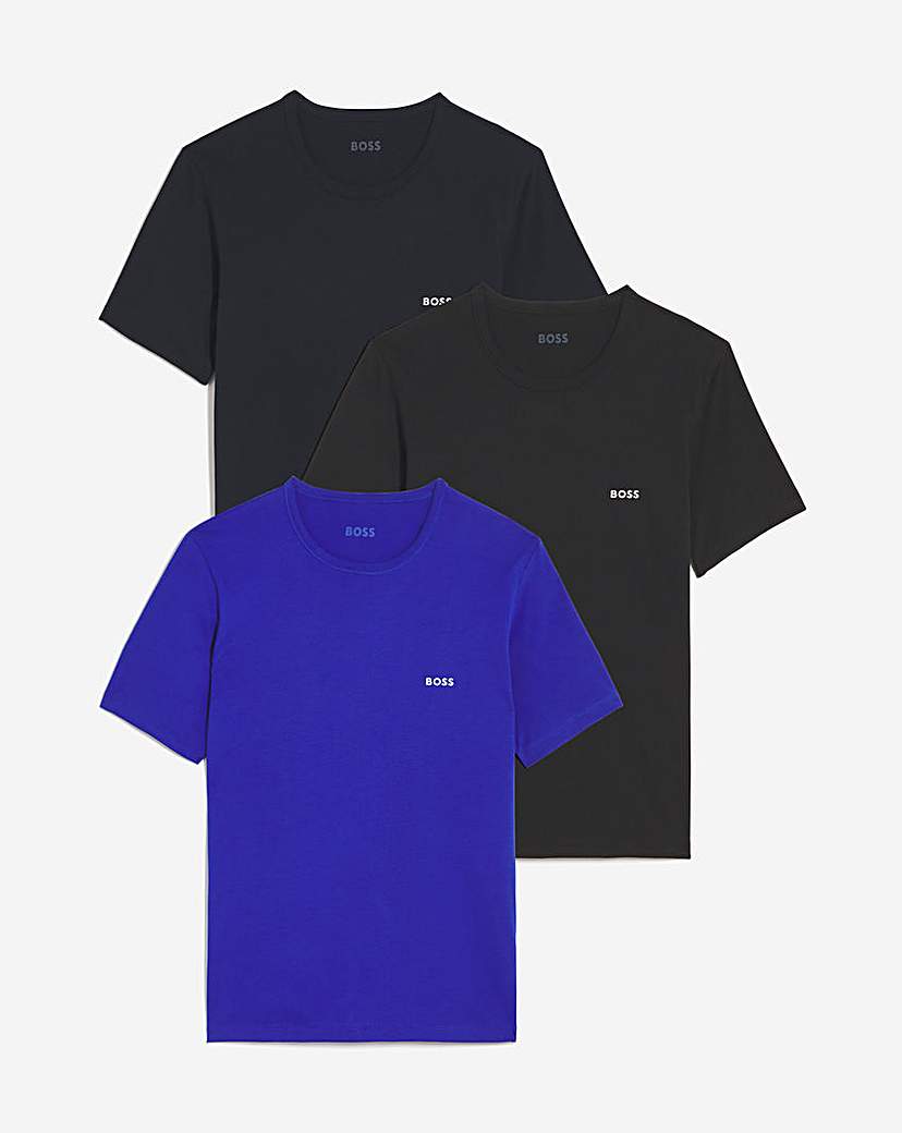 BOSS 3 Pack Blue Lounge T-Shirt