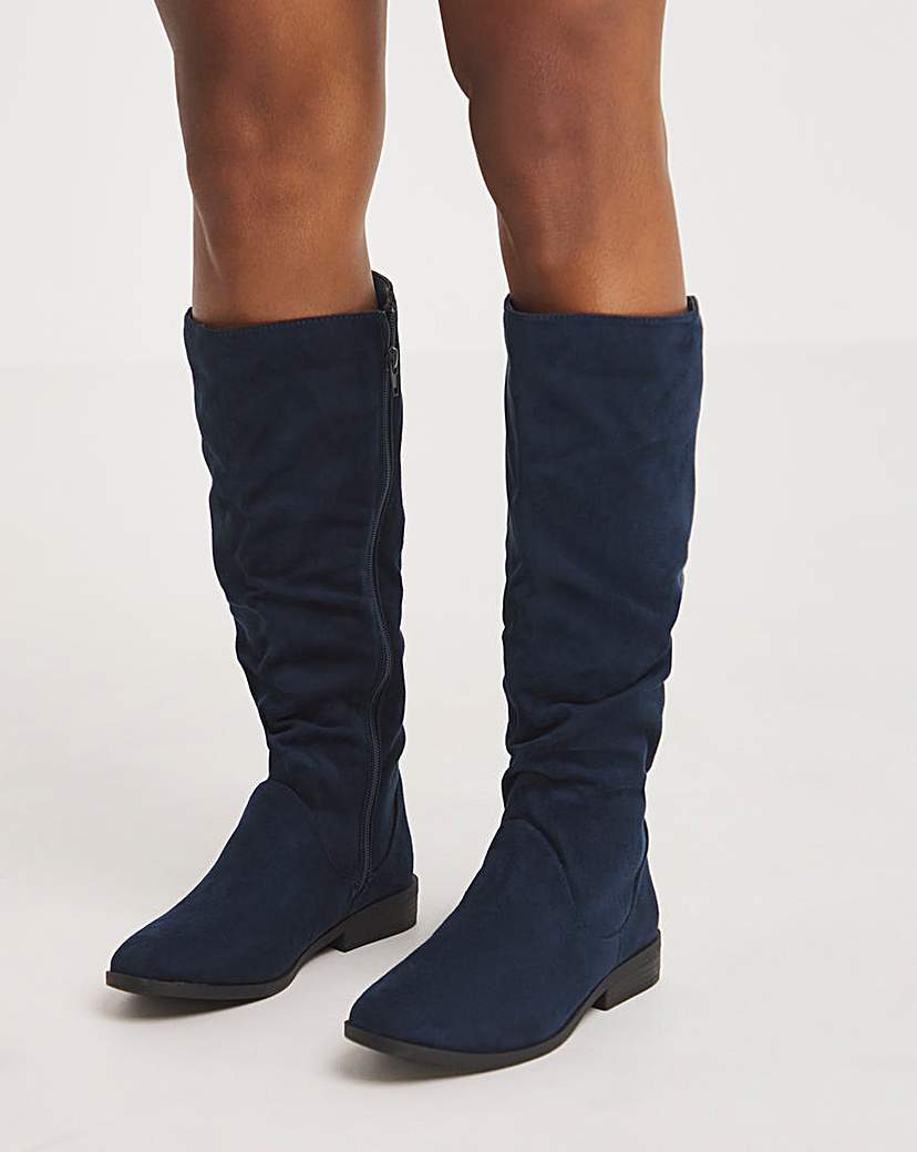 Ruched Boot E Fit Super Curvy Calf