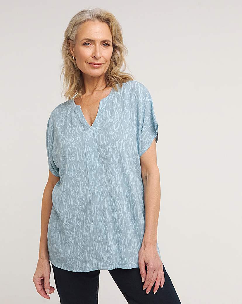 Julipa Notch Neck Blouse