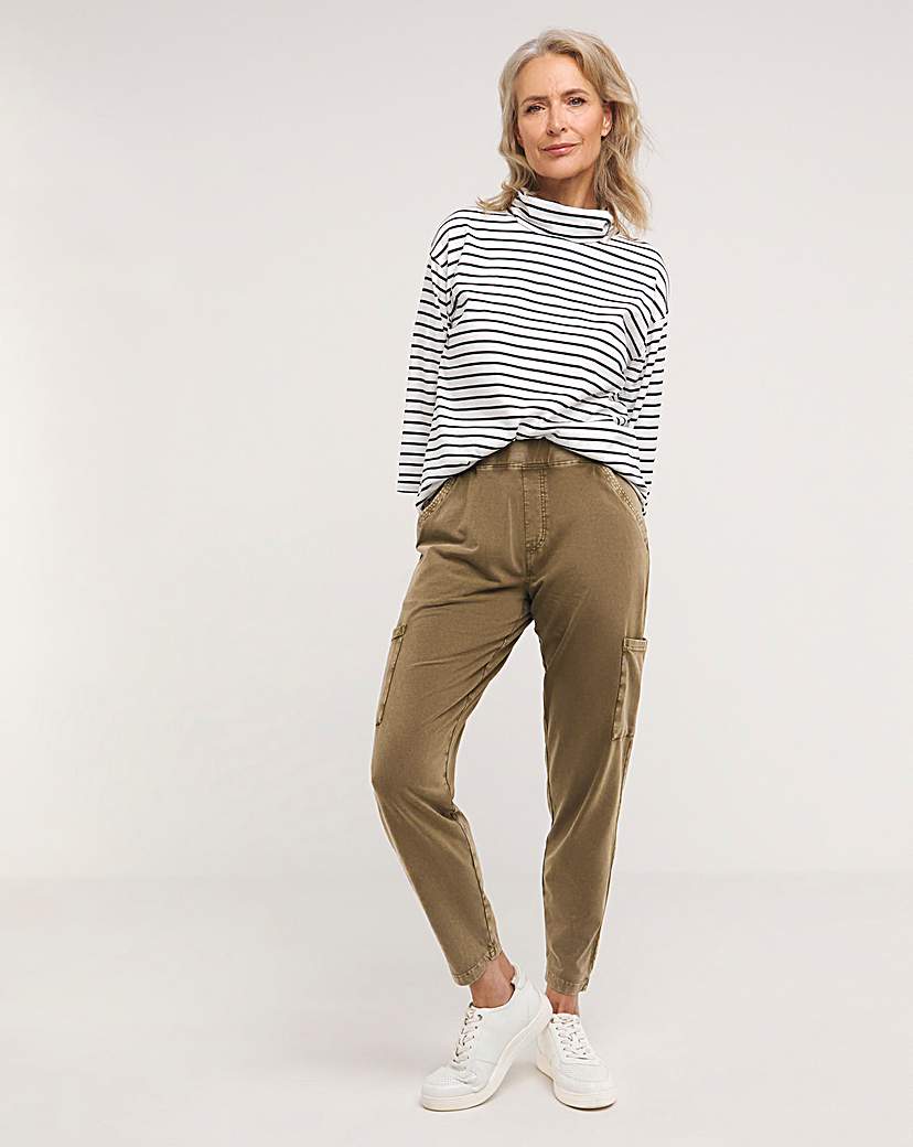 Julipa Relaxed Jersey Cargo Trouser