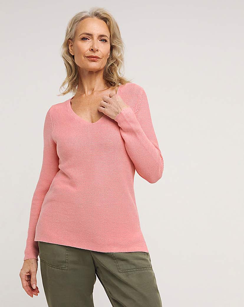 Julipa Cotton V Neck Jumper