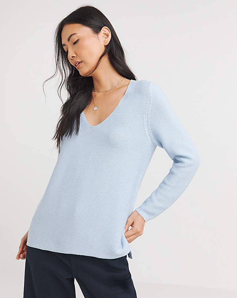 Julipa Cotton V Neck Jumper