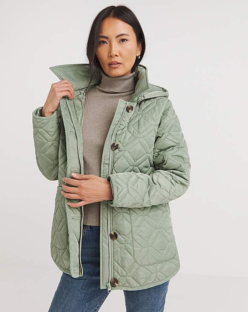 Julipa Quilted Button Down Jacket