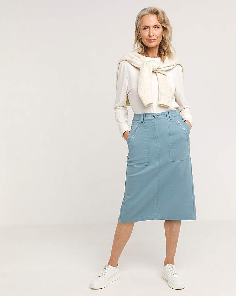 Julipa Cargo Midi Skirt