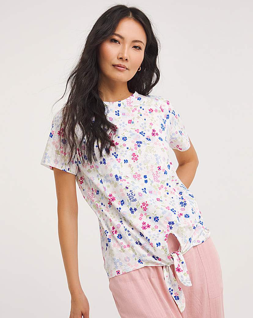 Julipa Tie Hem T-Shirt