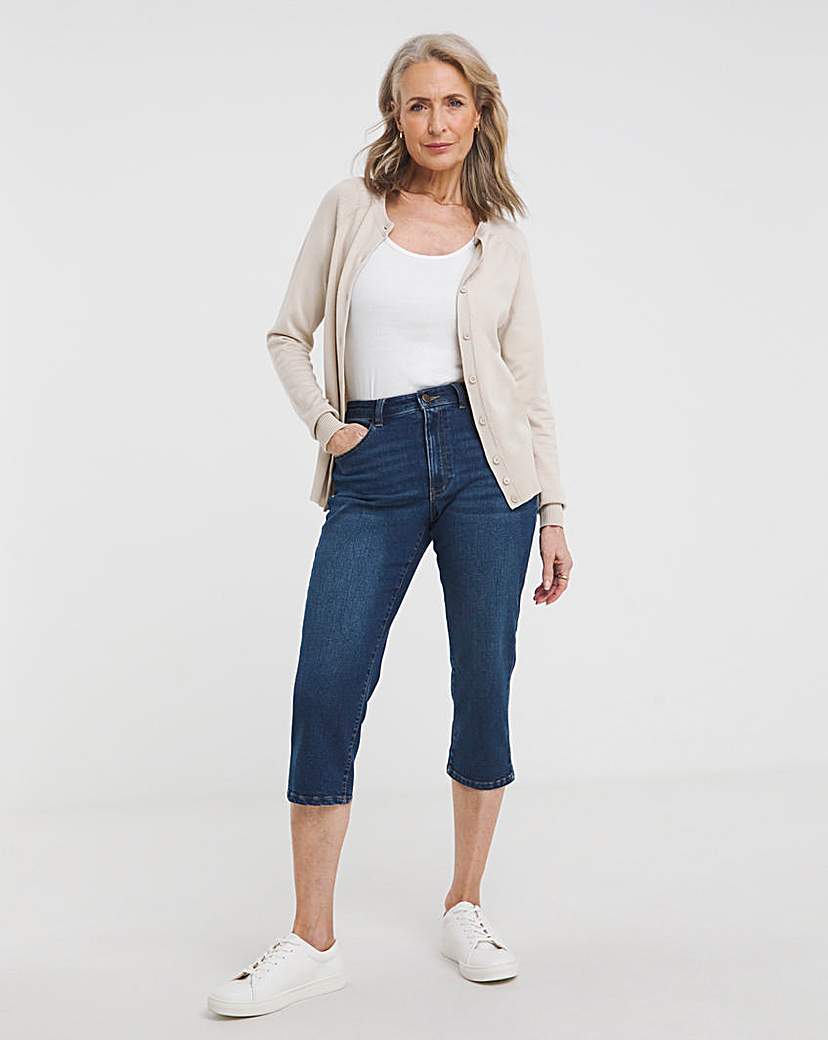 Julipa Cropped Stretch Slim Leg Jean