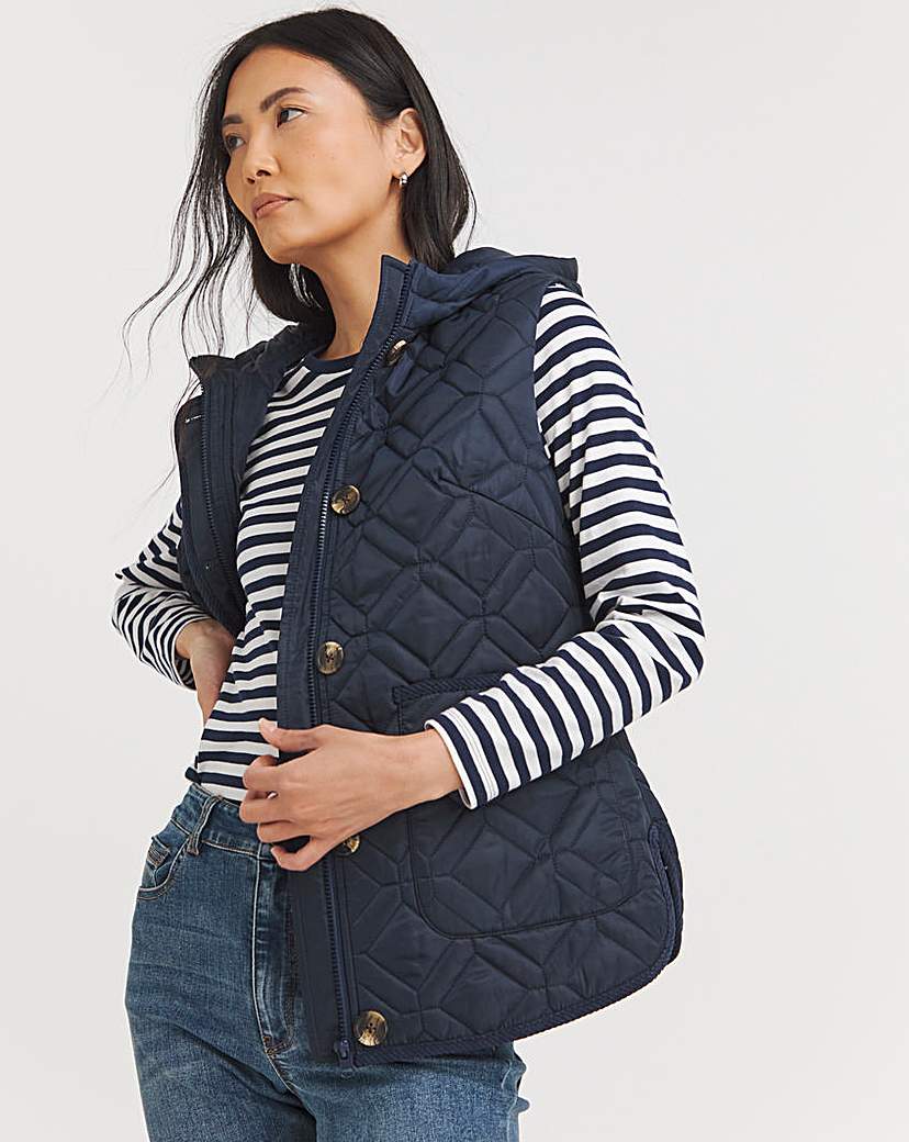 Julipa Quilted Button Down Gilet