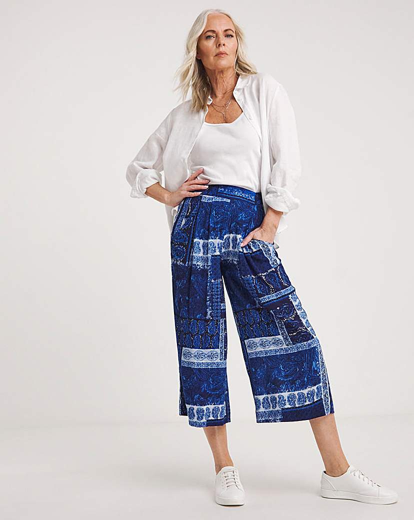 Julipa Printed Crop Trouser