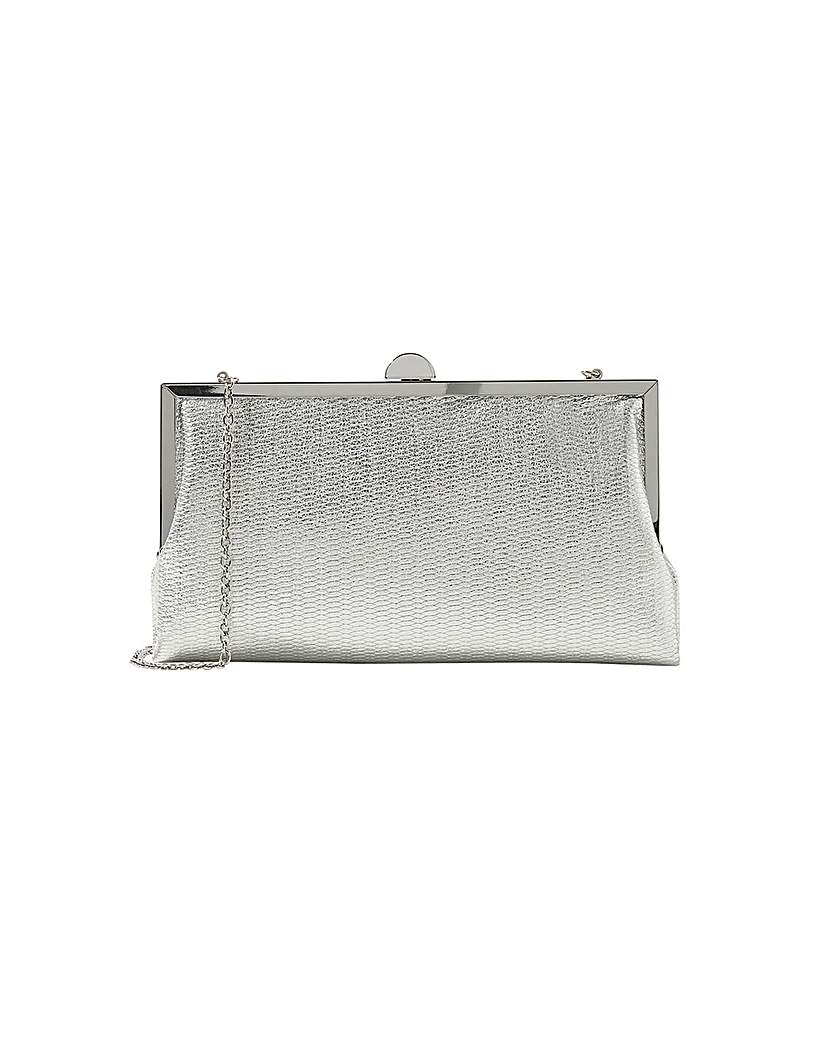 Accessorize Metallic Frame Clutch Bag