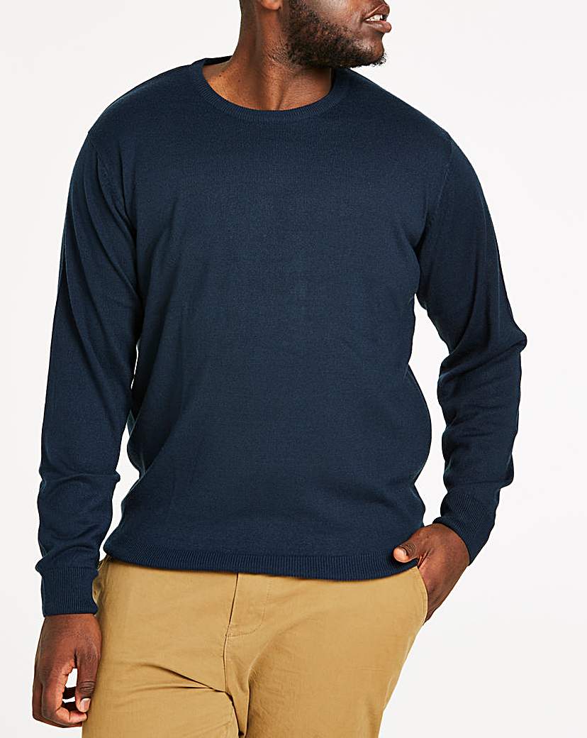 Navy Crew Neck Jumper
