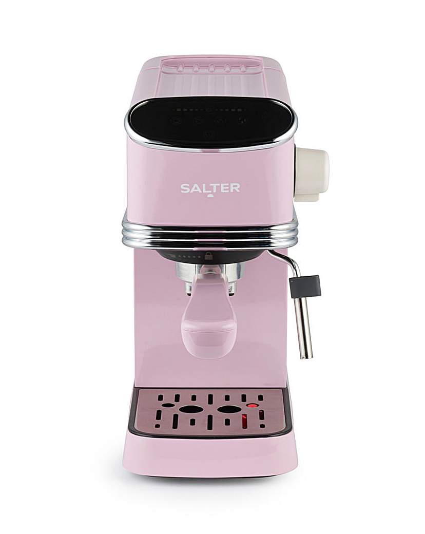 New In - Salter Retro Pink Espresso Machine