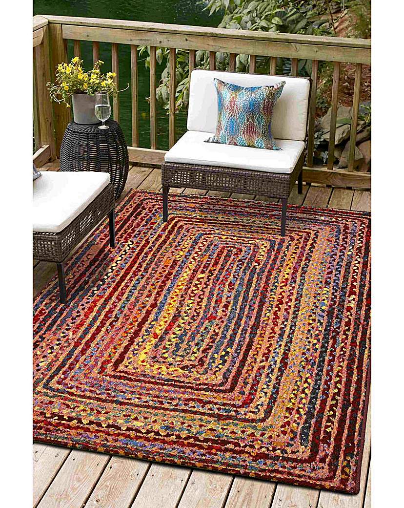 Homemaker Multi Indoor And Outdoor Tropico Rug 160X230