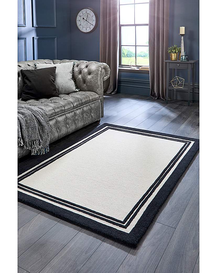 Piper Border Woollen Rug