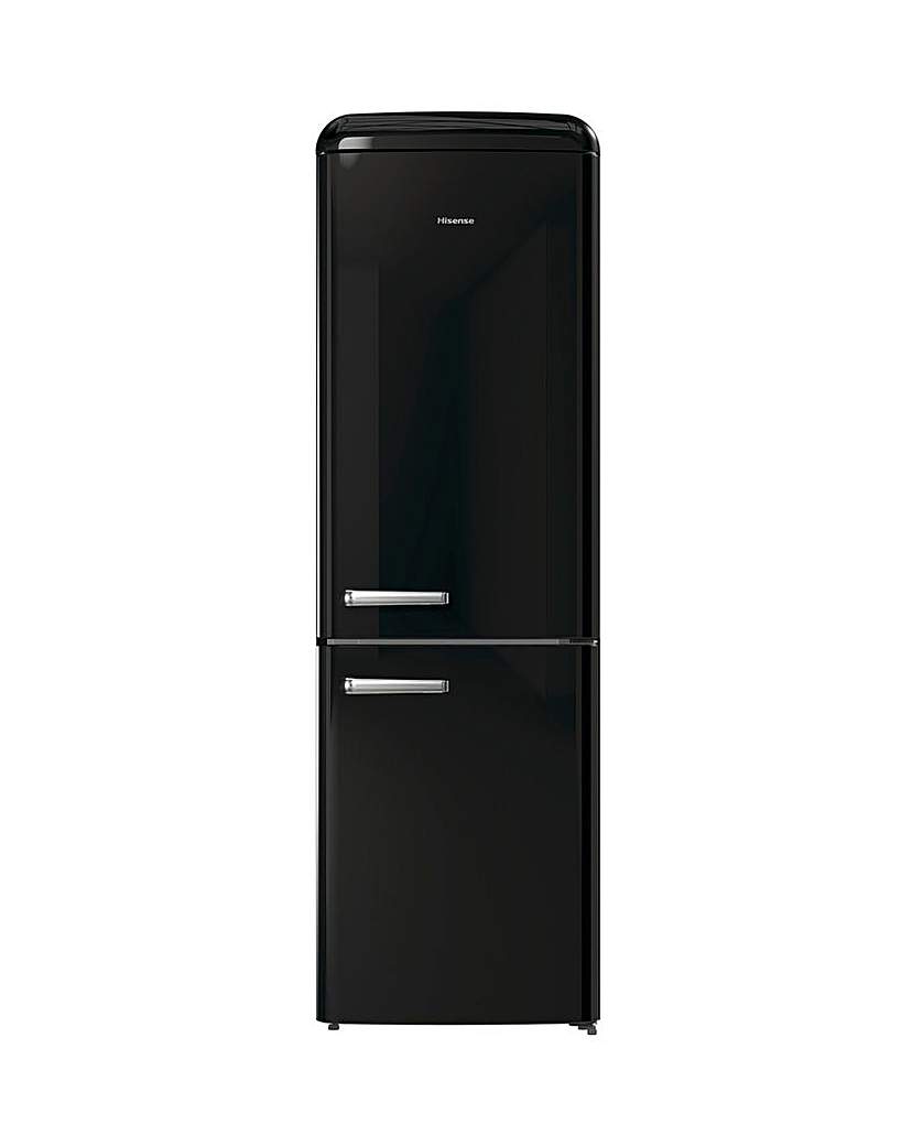 Hisense Fridge Freezer - Retro Black