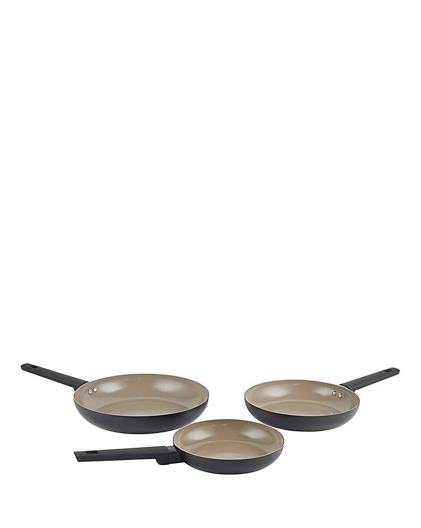 Salter Ceramic 3 Piece Frying Pan Set