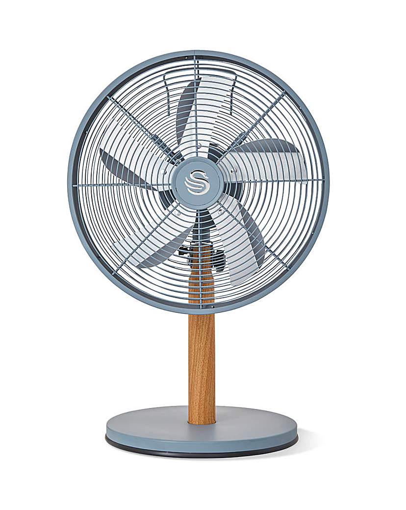 Swan 12 Nordic Grey Desk Fan"