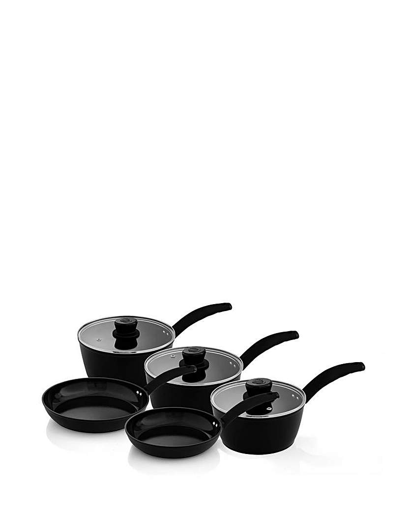 Swan Stealth Saucepan and Frying Pan Set