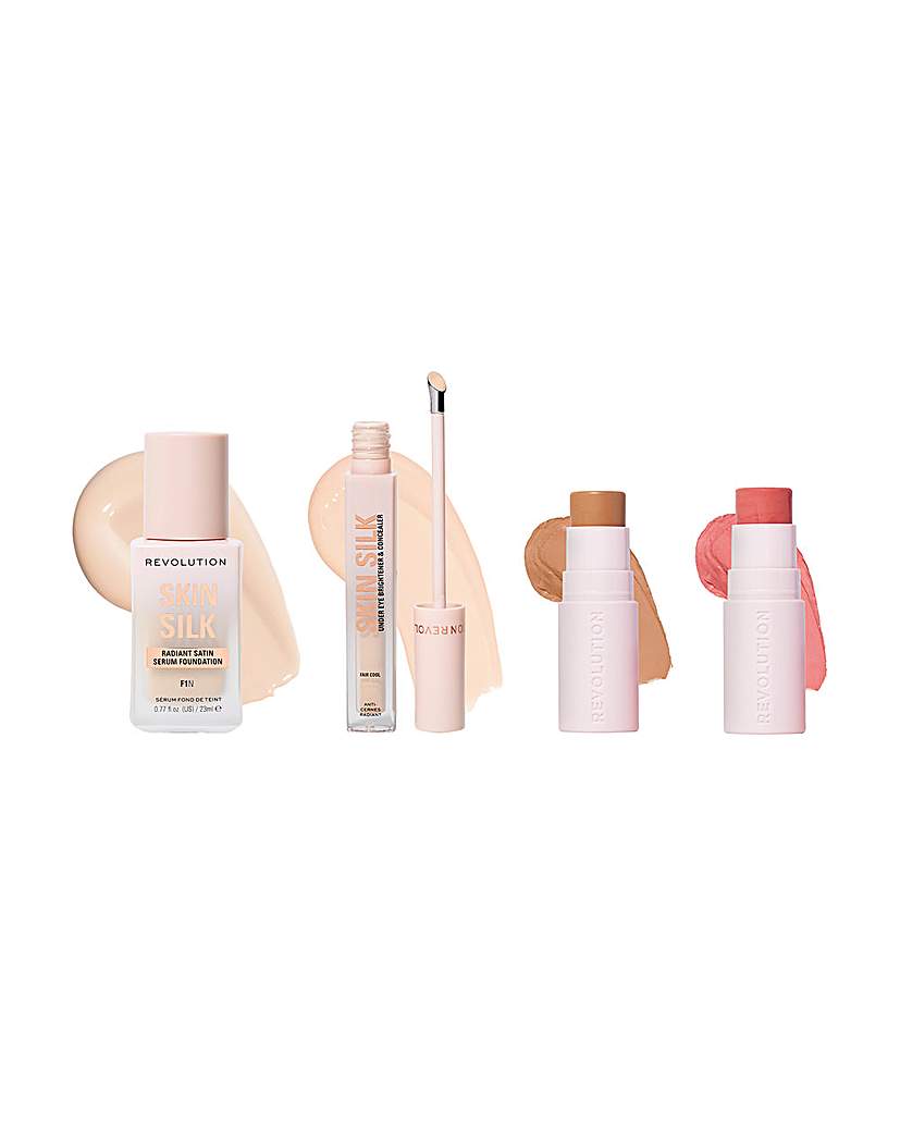 Revolution Radiant Satin Skin Routine 1