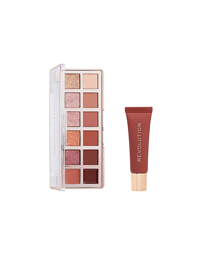 Revolution Lip Balm & True Icon Palette