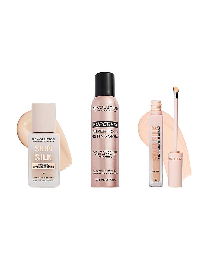 Revolution Skin Silk Base & Fix Set 3