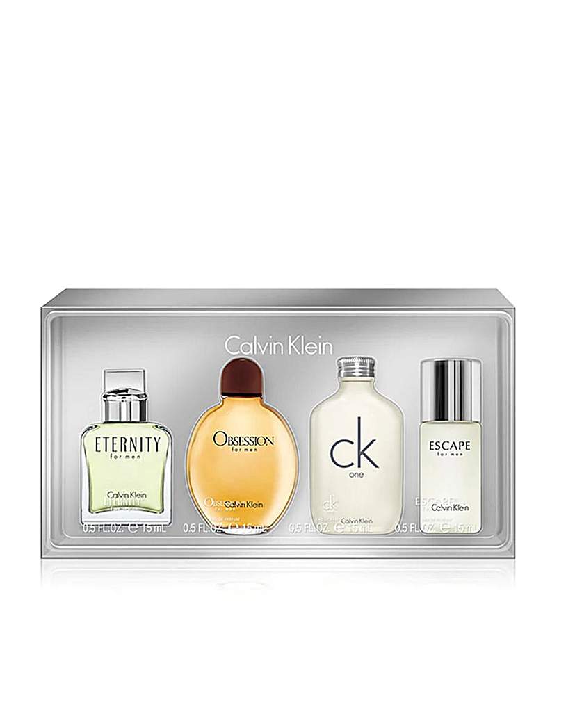 Mens 4 Piece 15ml Mini Fragrance Set