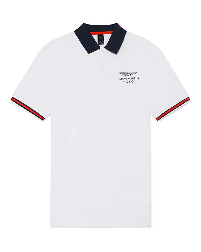 Image of Hackett Big & Tall AMR Tape Polo
