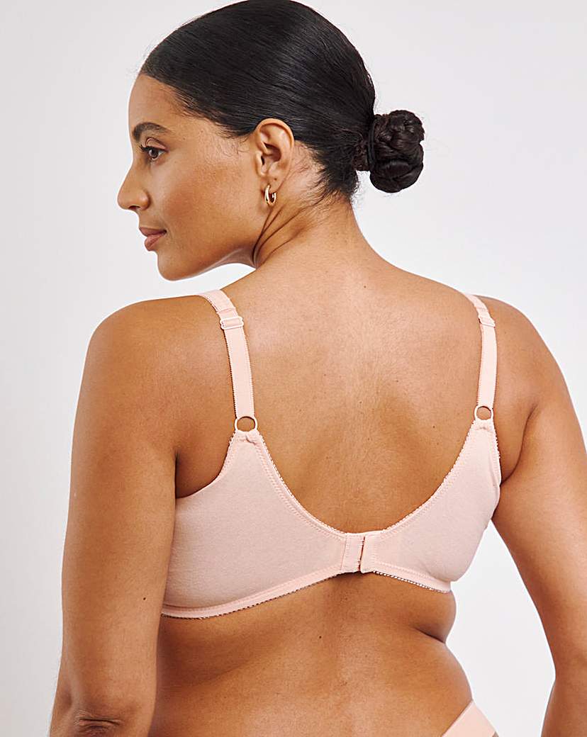 2 Pack Non Wired White/Blush Bras