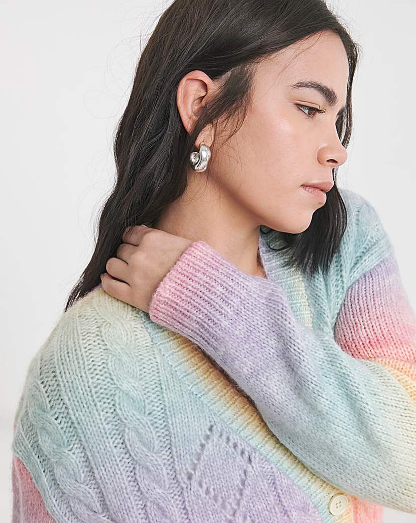 Rainbow Boyfriend Cardigan