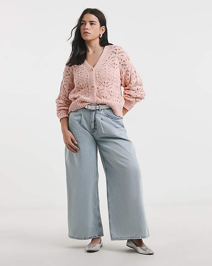 Pointelle Cardigan