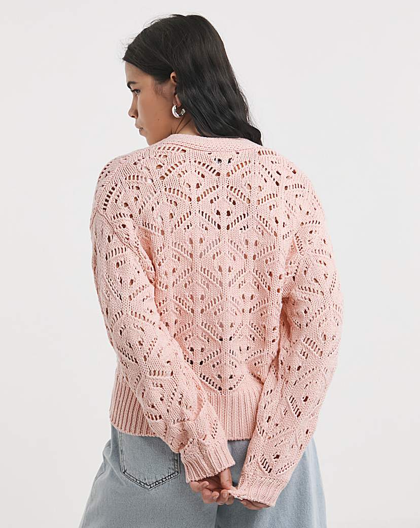 Pointelle Cardigan