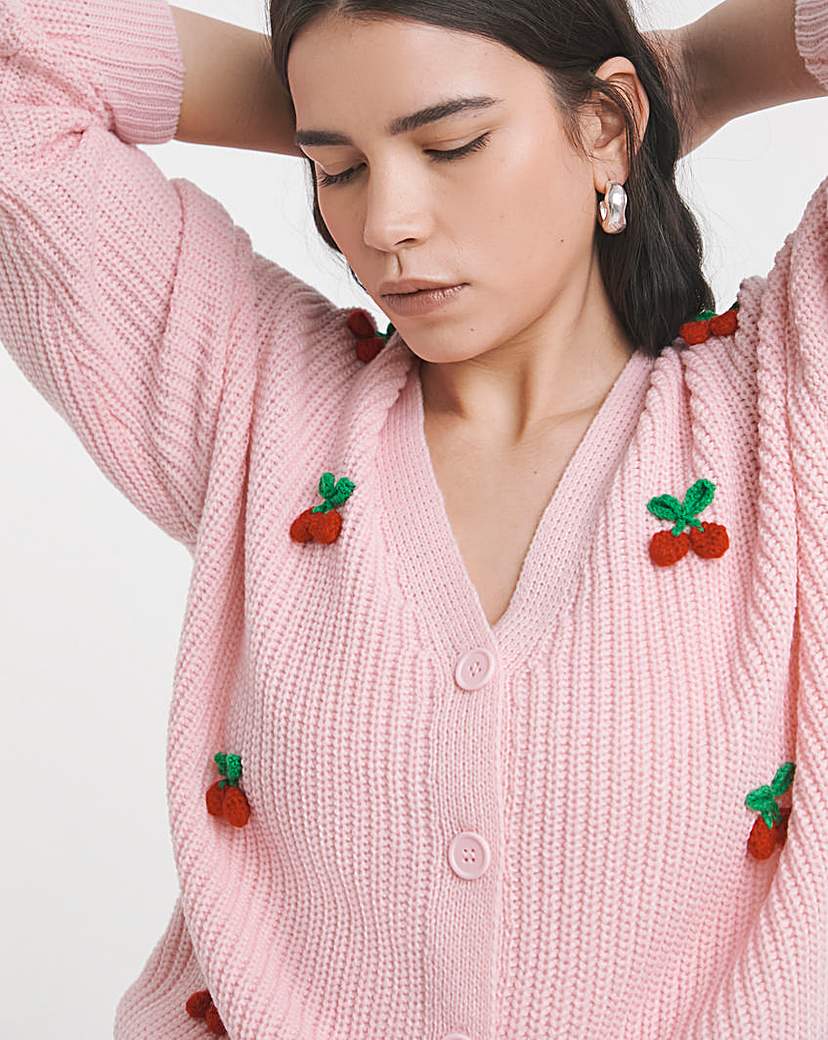3D Fruit Cardigan
