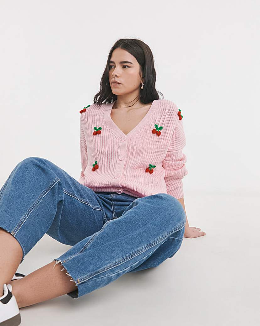 3D Fruit Cardigan